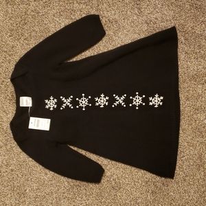 HA Nwt 2t snowflake cotton sweater dress